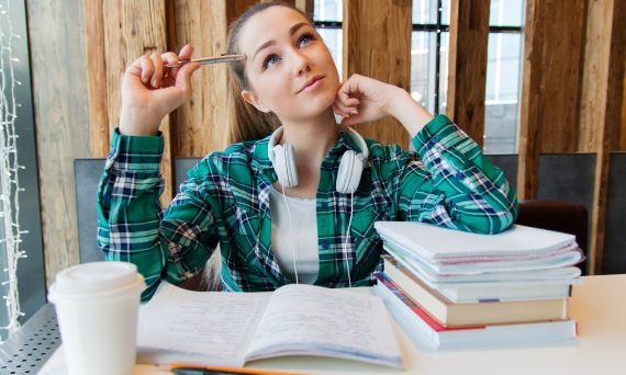 Girl thinking, When Should you Start Preparing for College Success?